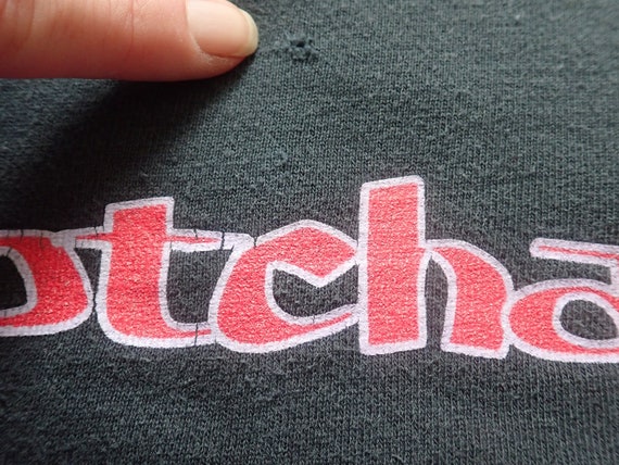 Vintage '92 Black Gotcha Sweatshirt L - image 10