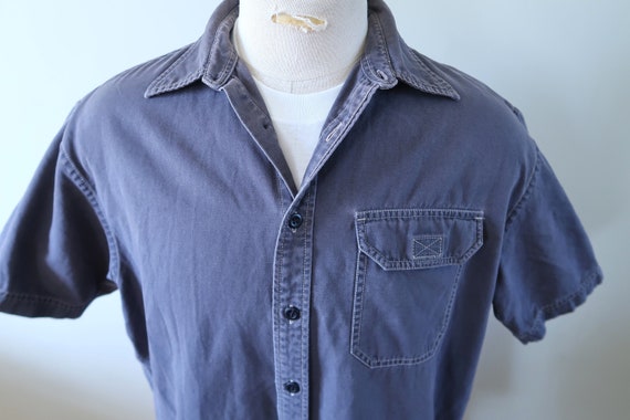 Vintage GAP Work Wear Gunmetal Canvas 