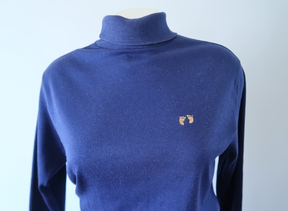 Vintage Hang Ten Turtle Neck 70s Soft - image 1