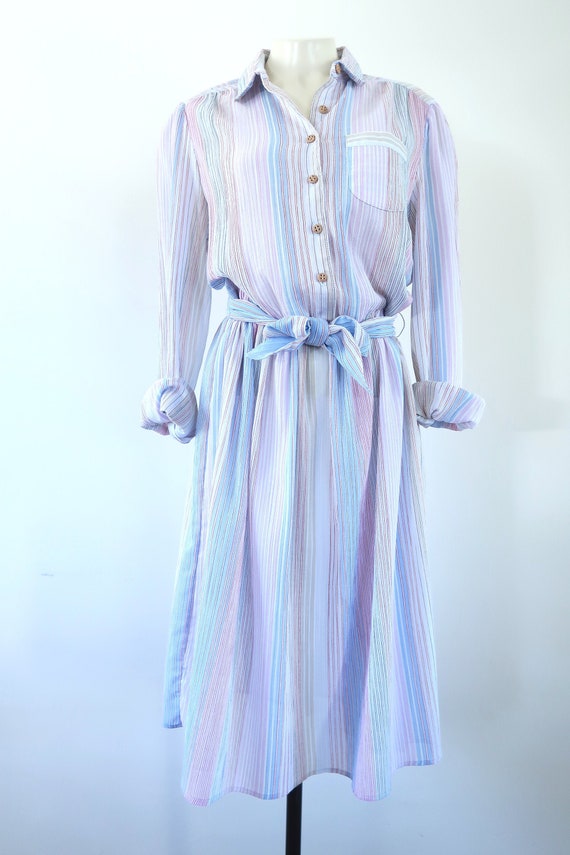 Vintage 80s shirt dress Gem