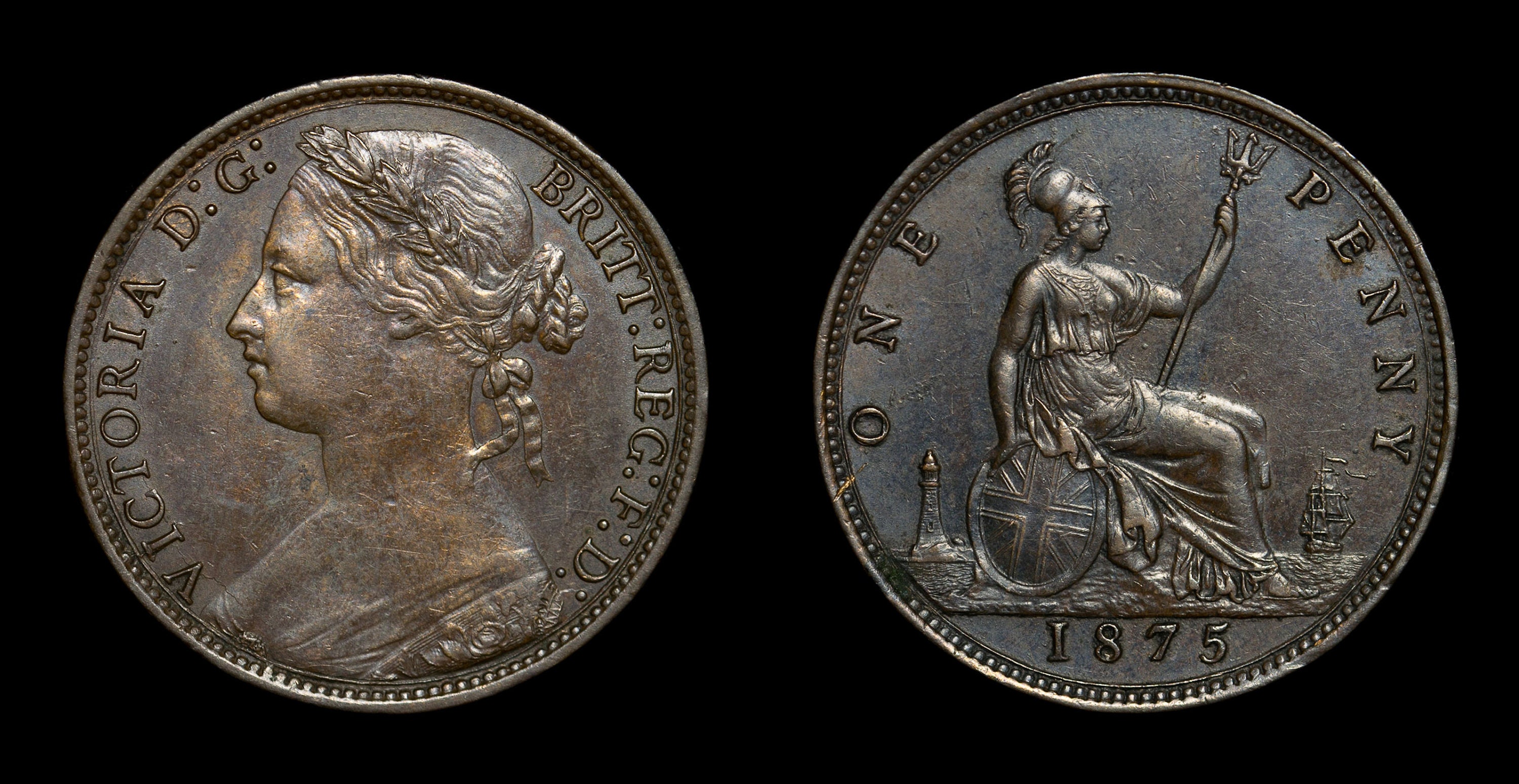 34個セット　英国1 ペニー銅貨 : 1895 - 1922 年 image_7eccb1e5-8c22-4e88-99b0-