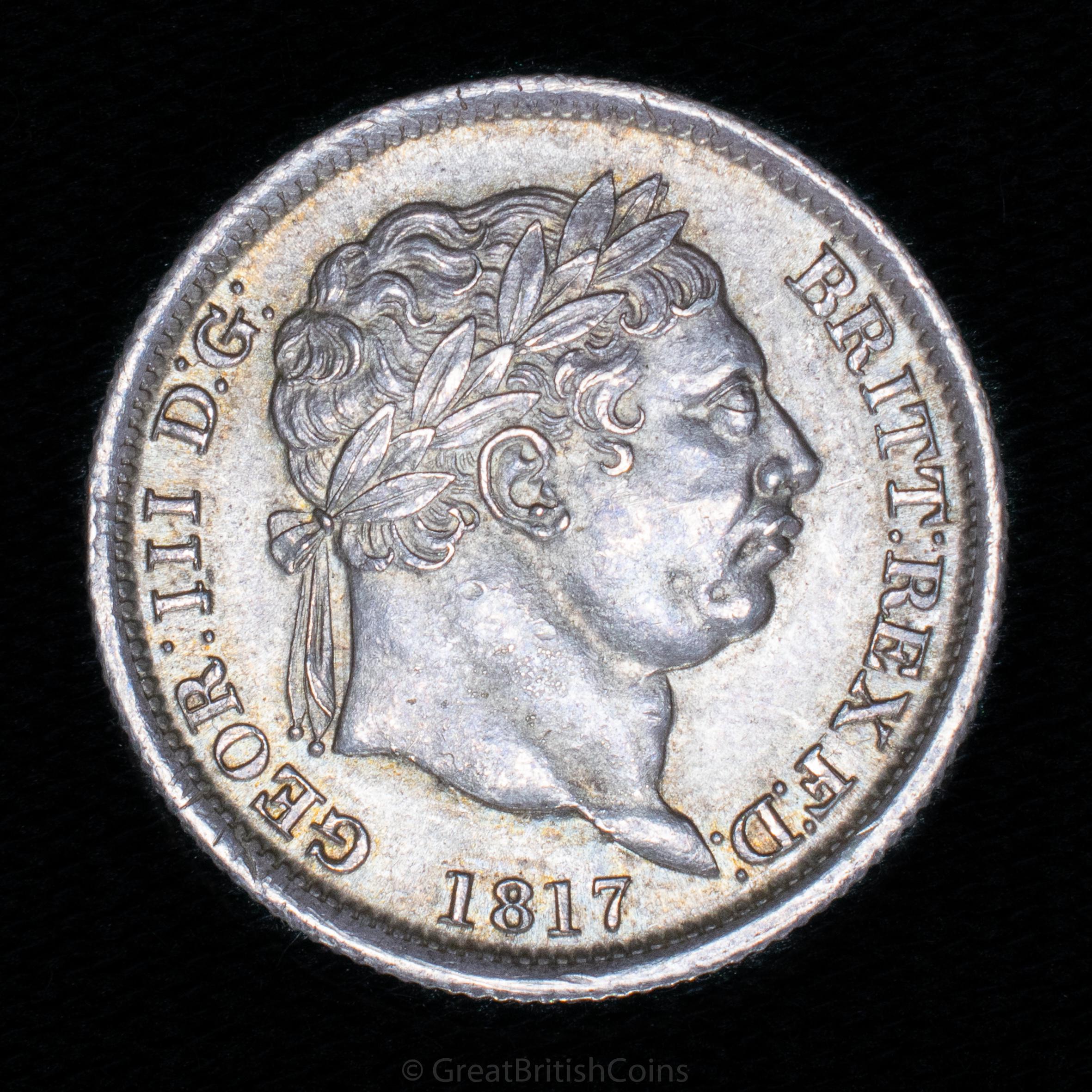 1817年 ジョージ3世 シリング銀貨 イギリス - Etsy 日本