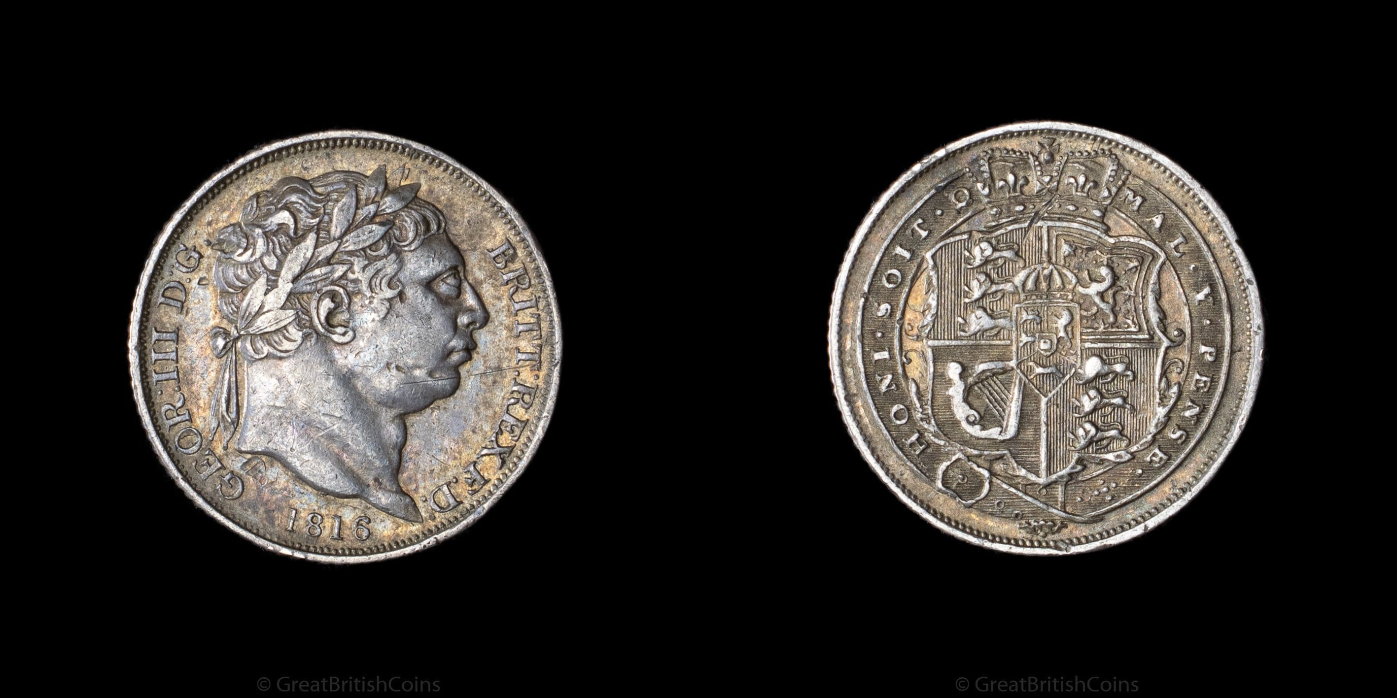 1816年ジョージ3世記念 6ペンス銀貨、古銭、ユニークなギフト、誕生日