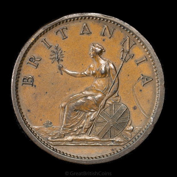 ジョージ3世銅貨、イギリス、1806年 - Etsy 日本