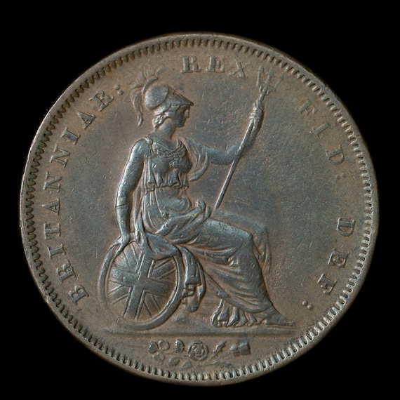 George IV Copper Penny, UK Coin, 1826 - Etsy Finland