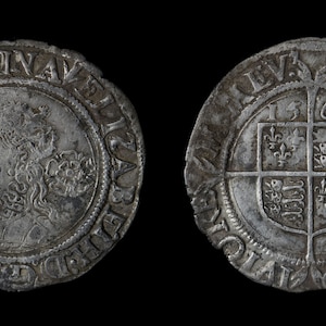 Tudor Rose Coin Elizabeth I Silver 1561 Sixpence, British coins, Unique Gifts