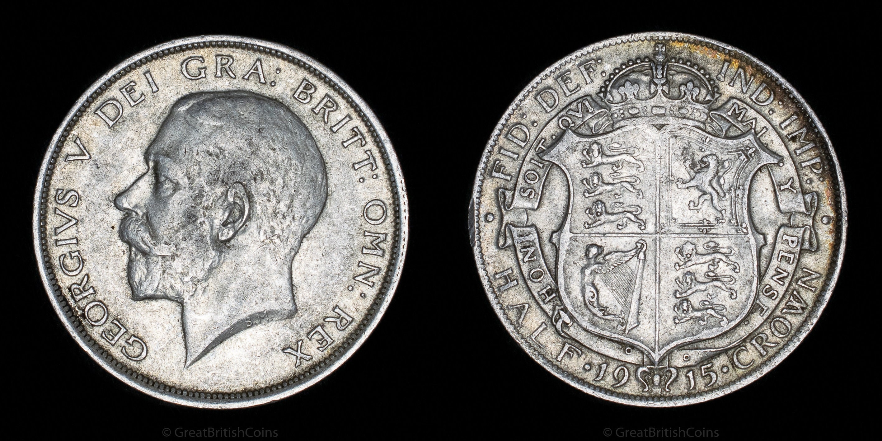 ジョージ5世記念ハーフクラウン銀貨 1915年、第一次世界大戦、歴史的