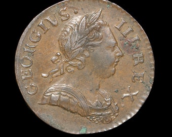 コ*木様 1797年 英国カートホイール 2ペンス 銅貨ジョージ3世 1797年 カートホイール 英国 2ペンス銅貨（国王ジョージ3世を描いた