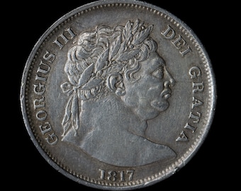 1817年 ジョージ3世 シリング銀貨 イギリス - Etsy 日本