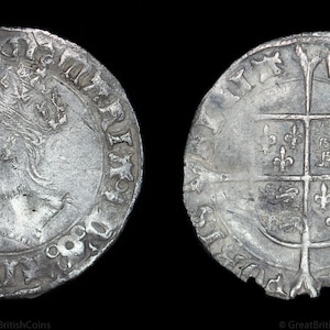 Queen Mary Tudor Hammered Coin, Silver Groat 1553 - 1554, Old English, Great British Coins
