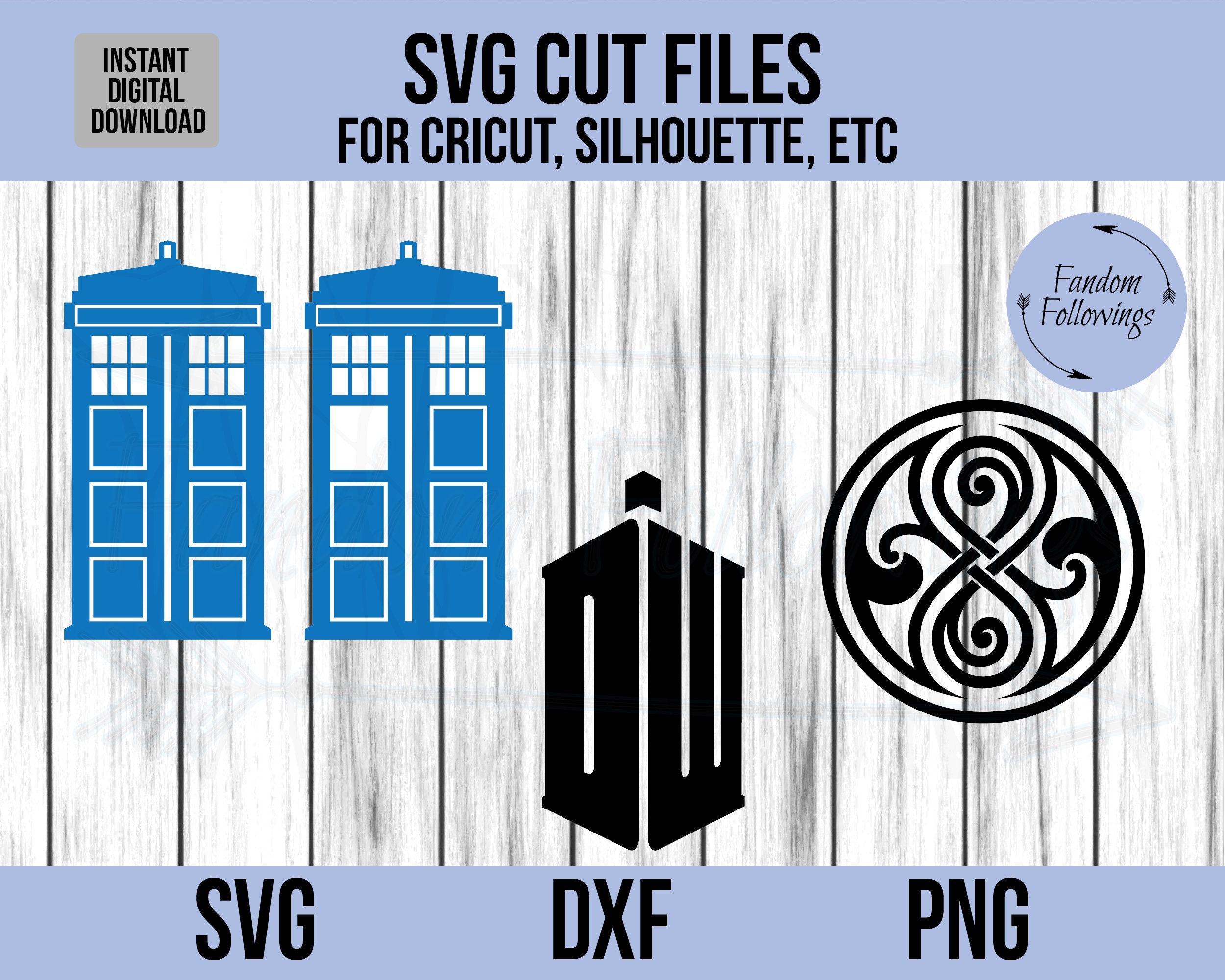 Doctor Who SVG Tardis Svg Seal of Rassilon SVG Cut File Etsy