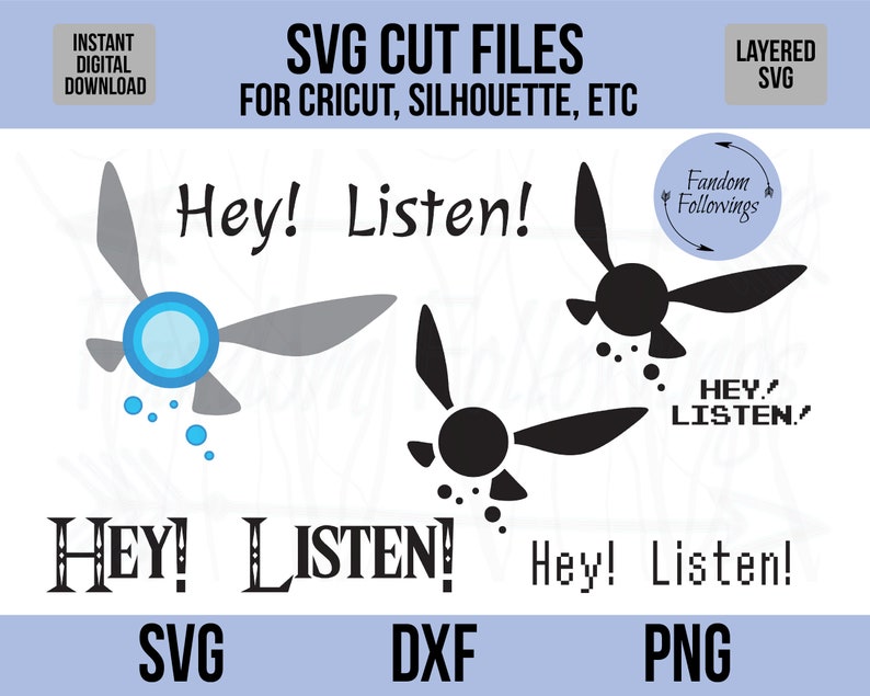 Download Loz Svg Legend Of Zelda Svg Navi Svg Fairy Svg Layered Etsy