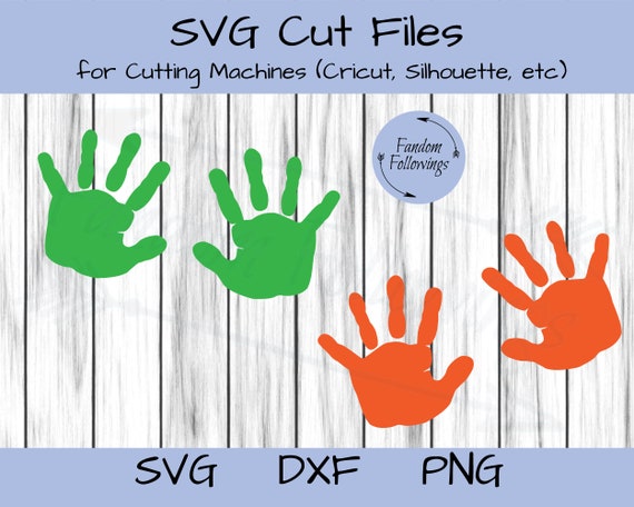 Download Handprints Svg Child S Hand Svg Hand Svg Cut File Etsy