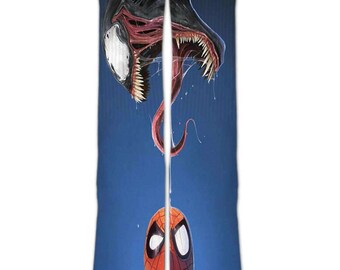 Spider man Venom customized elite socks - Unisex Men and Women tube socks | crew socks | | full printed socks