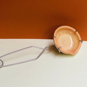 Seasoned Large Crucible and Whip Handle, Sand Casting Tools, Jewelry Making Tool, Casting Equipment, Tools for Casting, Crucible