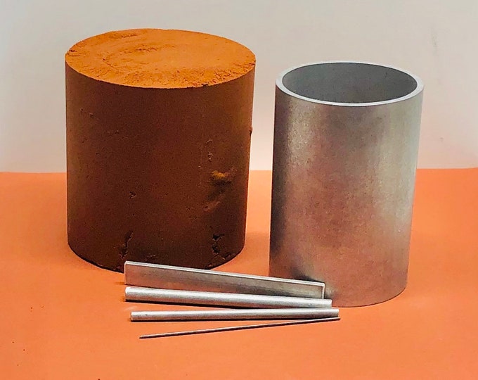 The Ingot Making Kit With Red Clay, Sand Casting, Casting Tools