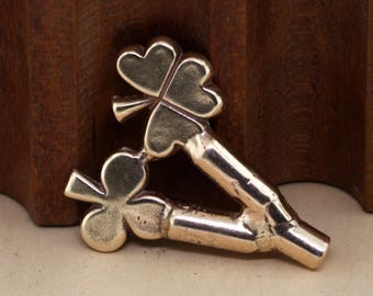 Double Clover Pattern, Clover Jewelry, Sand Casting Tools, Jewelry Making Tool, Casting Equipment, Casting Tool, Delft Clay, Petrobond
