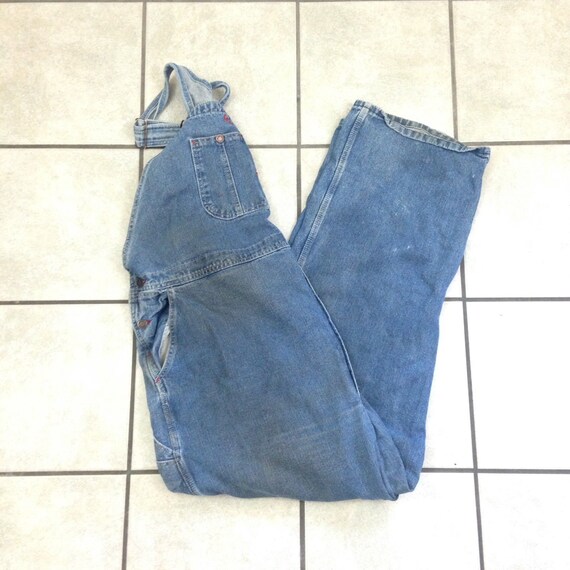 Vintage Dickies Medium Wash Denim Carpenter Overal