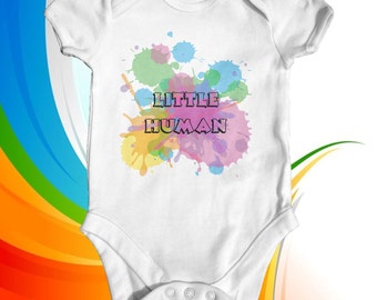 Little Human baby bodysuit | cute baby clothes | baby shower gift | funny baby bodysuit | newborn baby clothes | Adorable baby outfit