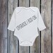 "I Have A Fuzzy Daddy" Baby Bodysuit - Cute Beard Design Onesie