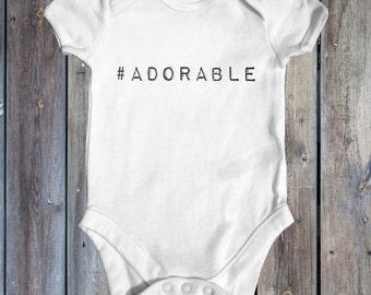 Adorable baby bodysuit | funny baby bodysuit | cute baby clothes | baby shower gift | newborn baby clothes | slogan baby bodysuit