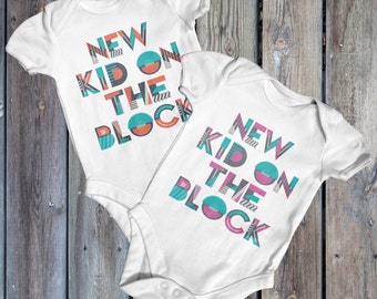 New Kid On The Block Baby Bodysuit | Funny Baby Bodysuit | Music Baby Bodysuit | Baby Shower Gift | Cute Baby Clothes | 90&#39;s Baby | Newborn