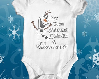 Body de bebé de Disney Frozen Olaf / Ropa navideña para bebé / Primera Navidad del bebé / Body de bebé Mi primera Navidad / Body divertido para bebé