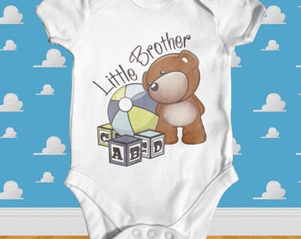 Body de bebé hermanito / ropa bonita para bebé niño / regalo de baby shower / body de hermanito / body de hermanito / bebé recién nacido