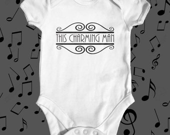 This Charming Man The Smiths baby bodysuit | baby shower gift | funny baby bodysuit | music parody baby bodysuit | newborn baby clothes