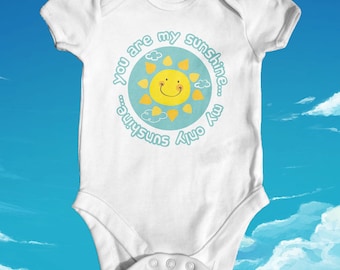 You are my sunshine baby bodysuit | baby shower gift | funny baby bodysuit | cute baby clothes | newborn baby clothes | sunshine baby