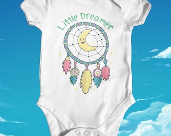 Little Dreamer baby bodysuit | baby shower gift | cute baby clothes | newborn baby clothes | funny baby bodysuit | boho baby clothes | dream