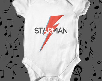 Starman David Bowie baby bodysuit | baby boy bodysuit | baby boy clothes | baby boy outfit | baby shower gift | music baby bodysuit