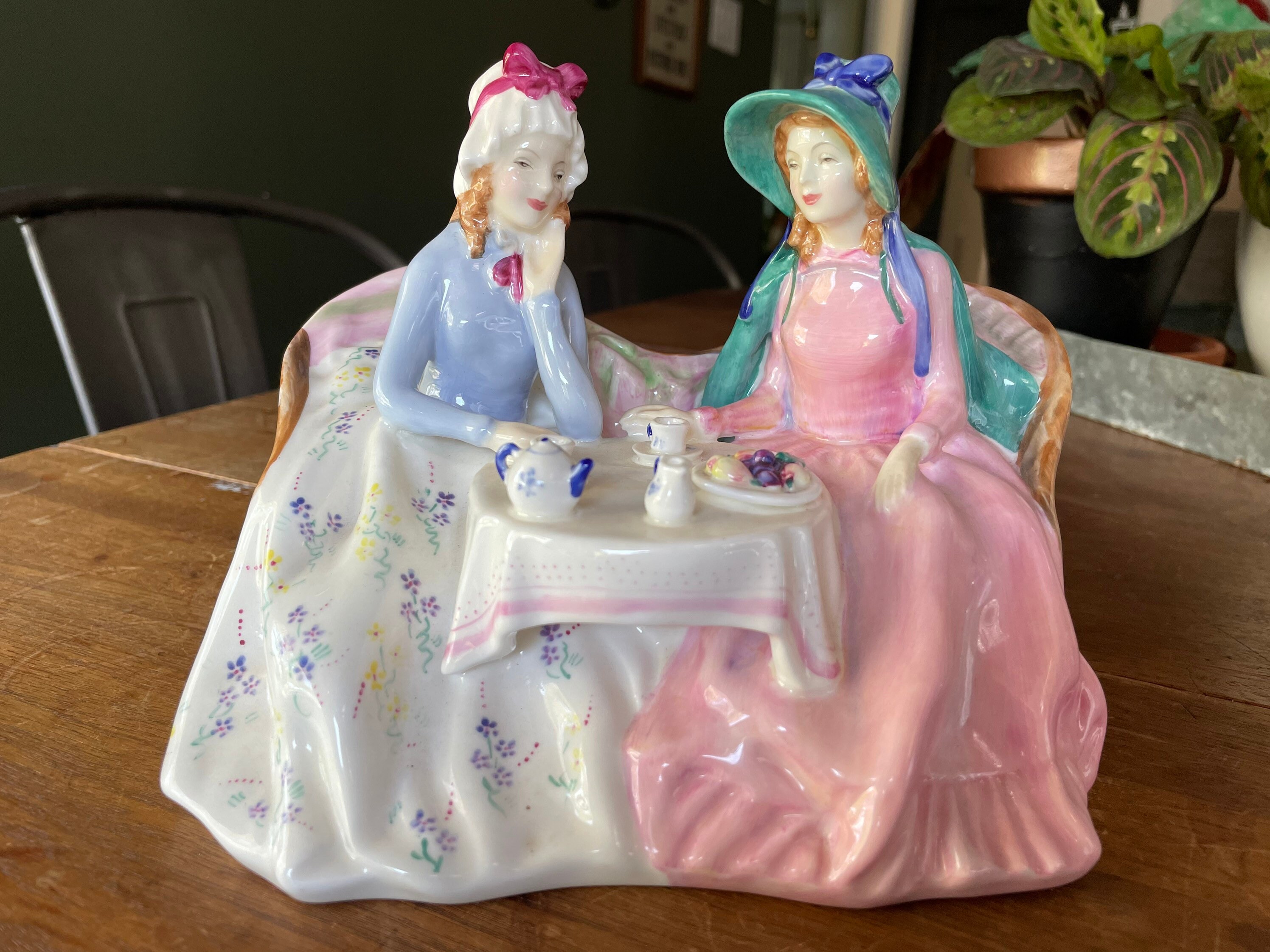 Royal Doulton Afternoon Tea Figurine Etsy