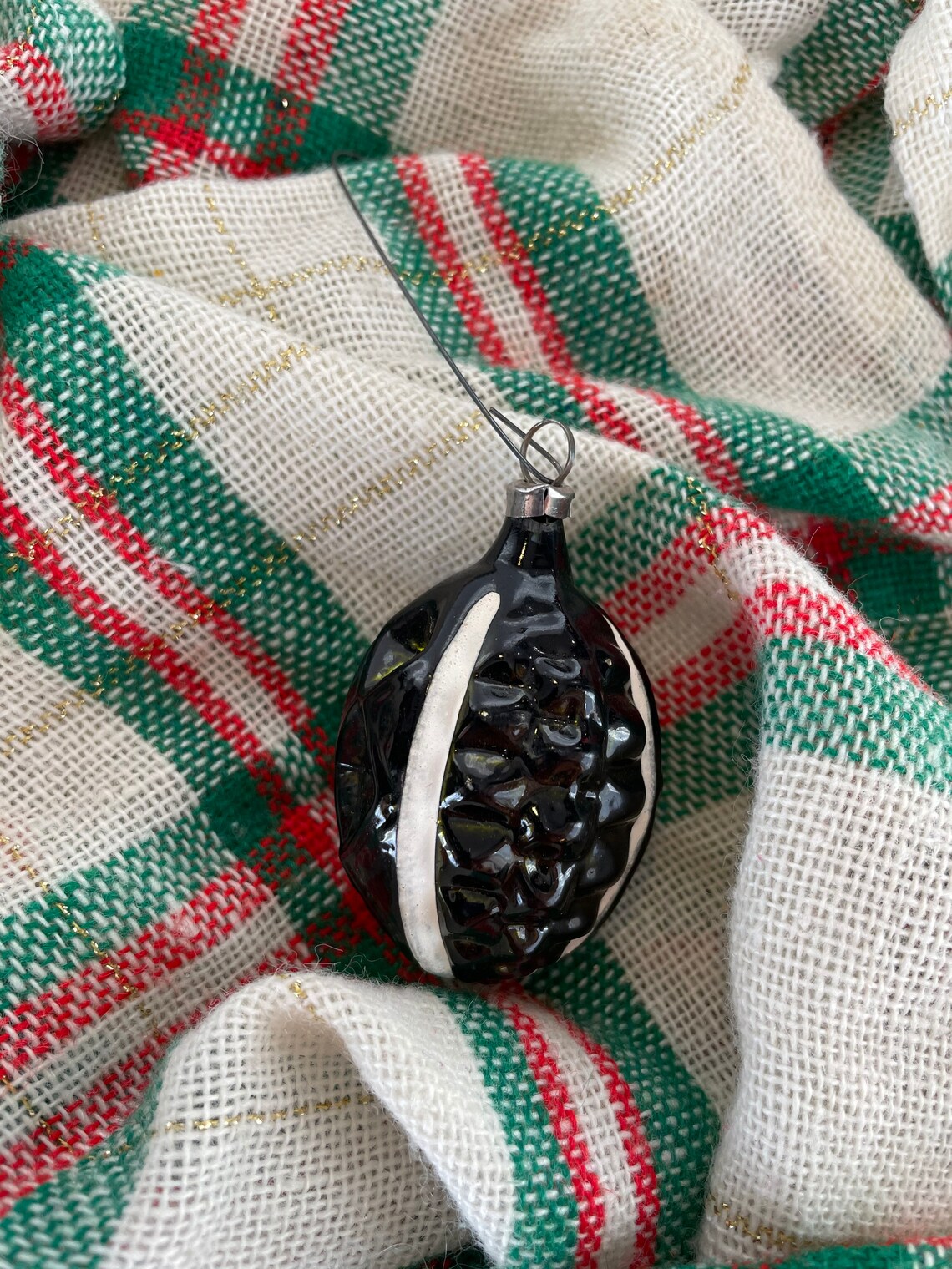 Vintage glass Christmas ornament  Etsy