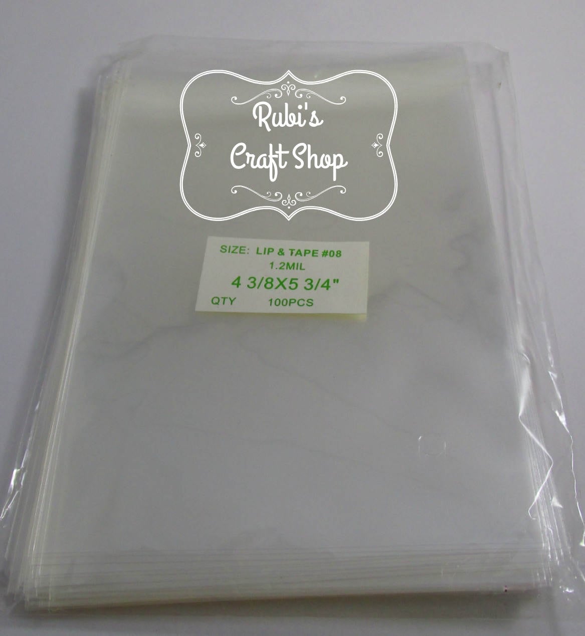 Clear Resealable Cello Bags 4 3/8 X 5 3/4 Lip and Tape Etsy