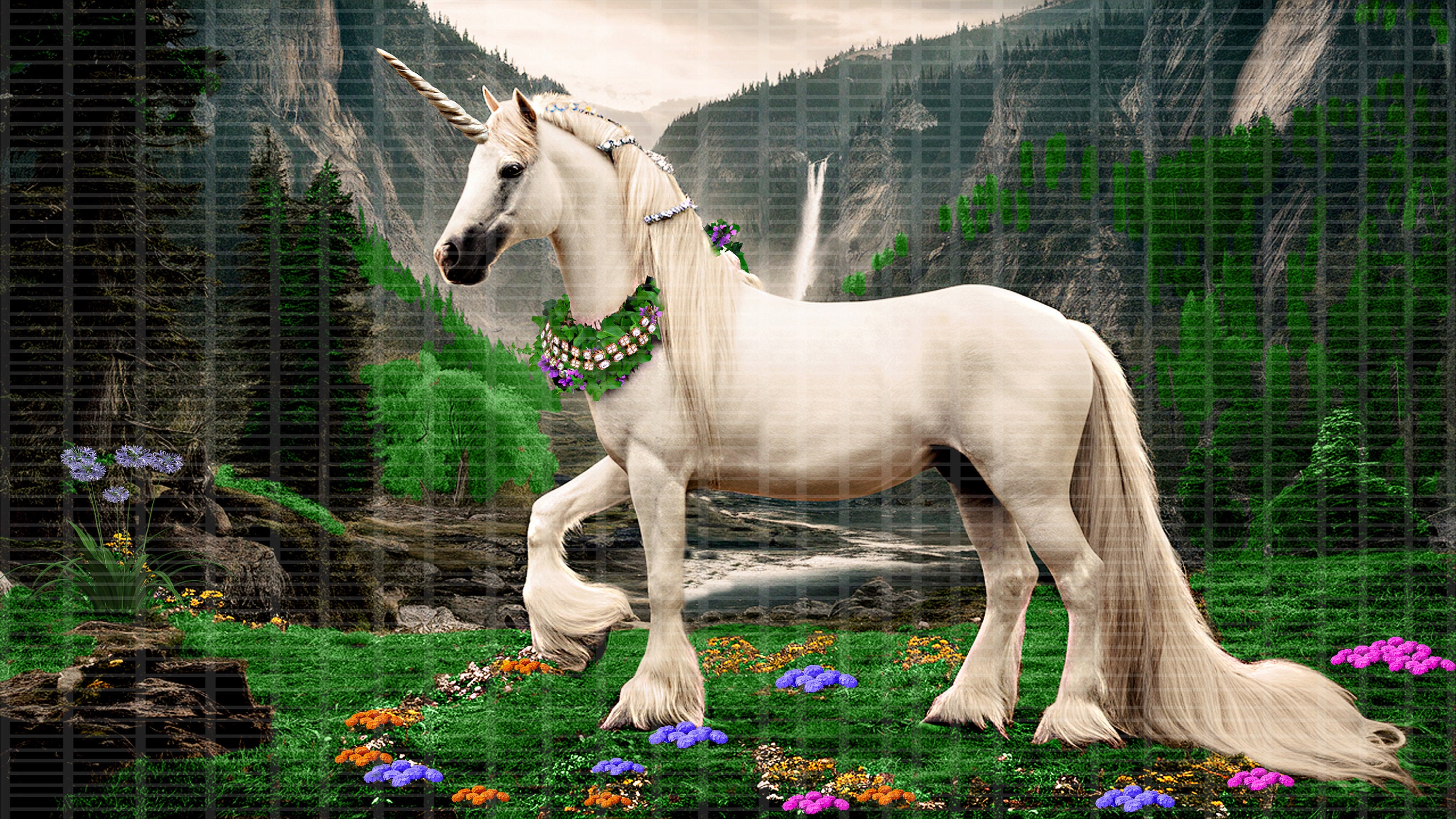 Digital Unicorns and Horses, All Children Love Horses and Unicorns
