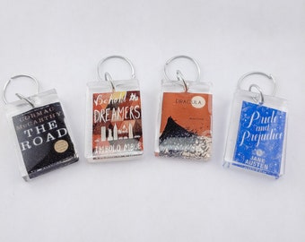 Custom Book Cover Wine Charms