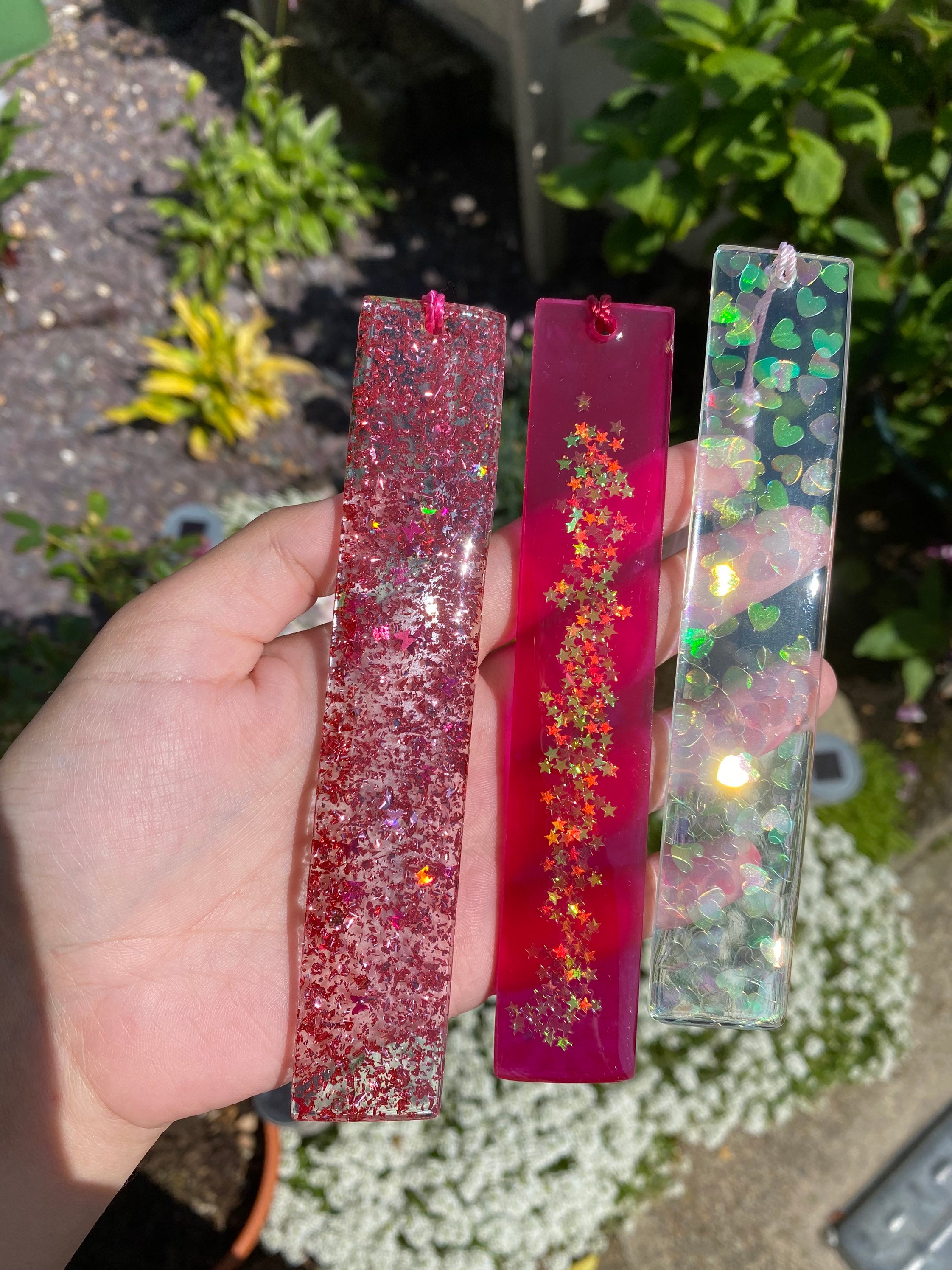 Pre made resin bookmarks Etsy