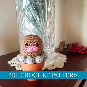 DIGLETT inspired crochet pattern PDF