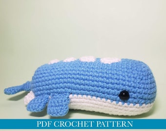 Wailord Plush Crochet Pattern