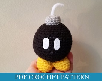 Bomb / Bob-omb (Super Mario) CROCHET PATTERN PDF