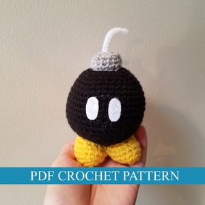 Bomb / Bob-omb Super Mario CROCHET PATTERN PDF image 1