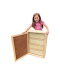 Observation Bee Hive (Holds 12 Medium Frames) with Double-side Plexi glass doors Fully Assembled FRAMES NOT INCLUDED