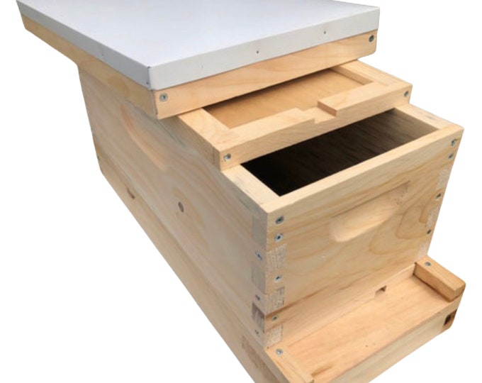 5/Frame Deep 9 5/8 Nuc Body Only Bee Hive (Un-Assembled)