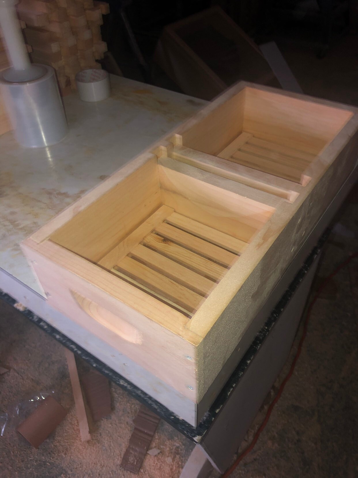 Bee Hive Top Feeder w/floats Assembled (Available 5 Frame Equipment)