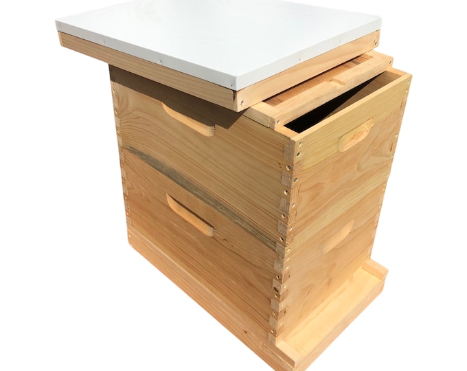 2 deep (9 5/8) Beekeeping Bee Hive Body Only  (Un-Assembled) Langstroth