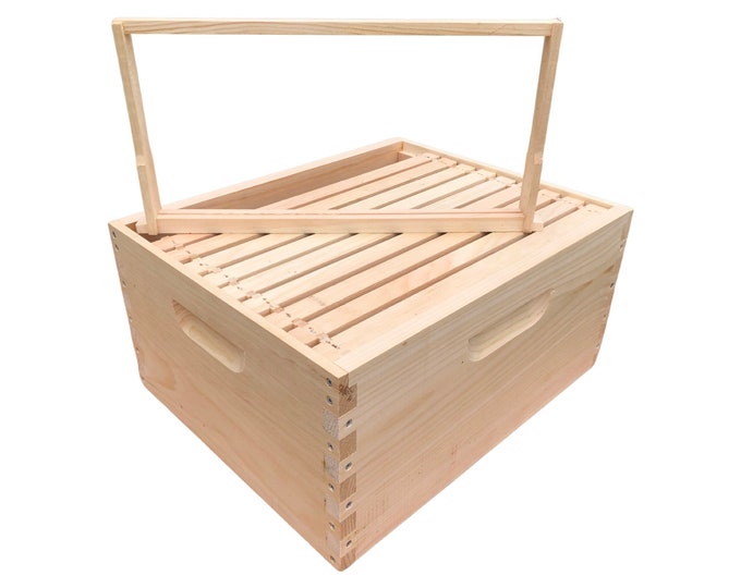 9 5/8 deep brood hive body W/Frames (Un-Assembled)