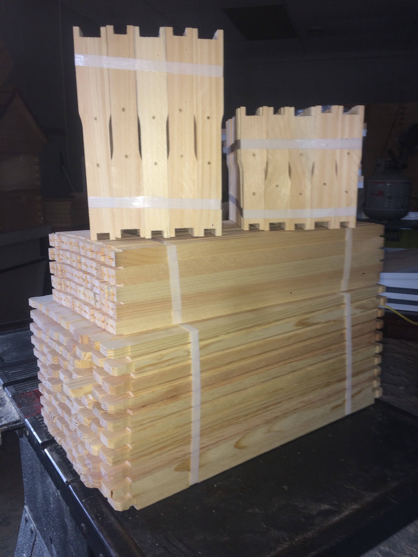 X100 Bee Hive Frames Grooved or Wedge Style Un-assembled - Etsy