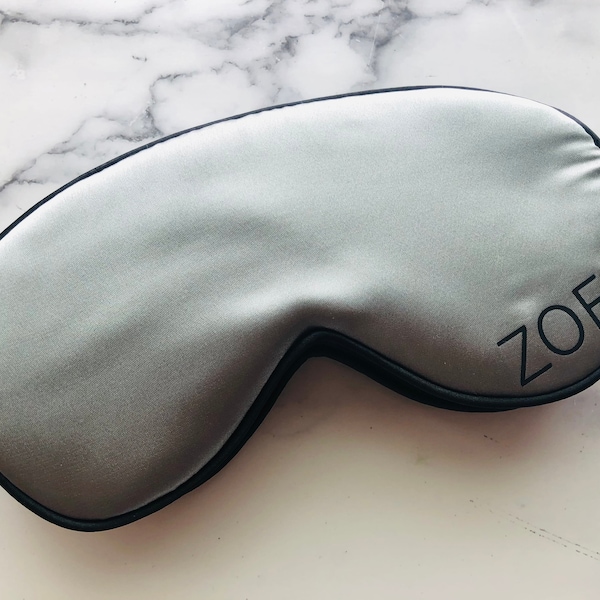 Personalized Custom Adjustable Satin Sleep Eye Masks