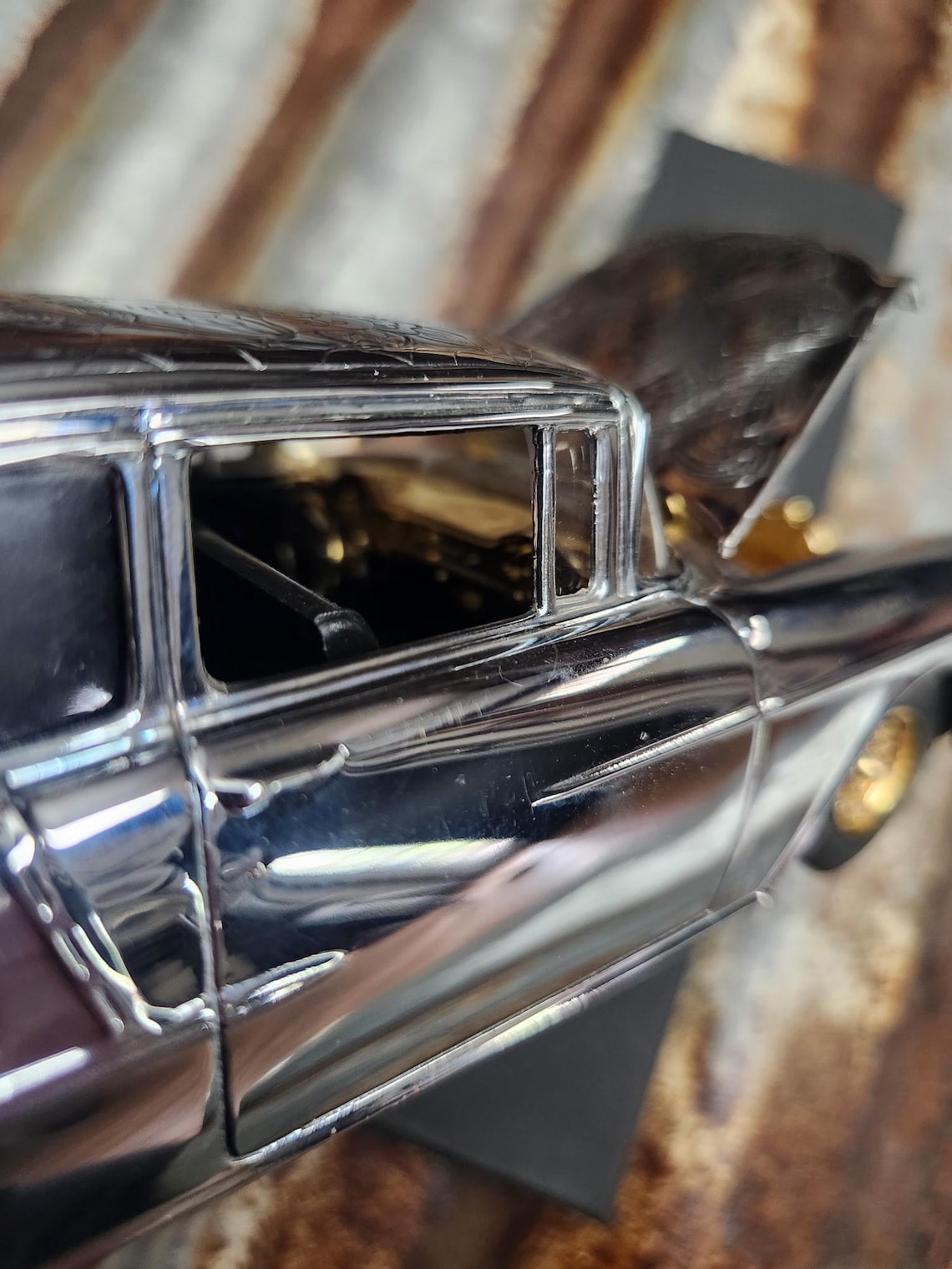 Hand Engraved 1955 Chevy Bel Air Model Car: 24k Gold & Chrome - Etsy